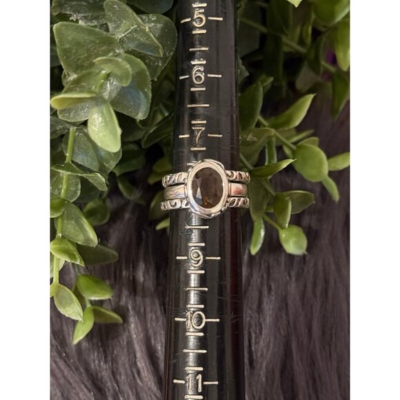 Silpada Smoky Topaz Ring Set - Picture 11 of 11